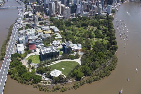 Aerial Image of BOTANICAL GARDENS BRISBANE