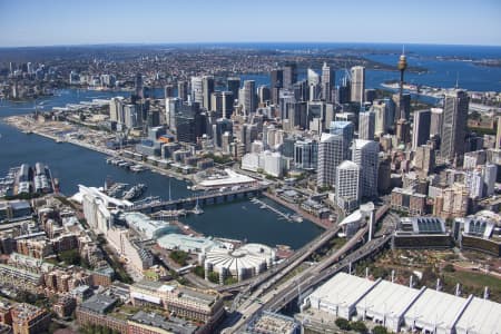 Aerial Image of DARLING HARBOUR