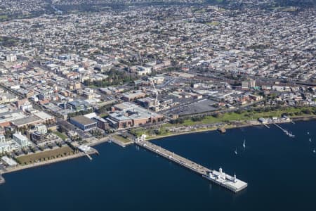 Aerial Image of EASTERN BEACH GEELONG