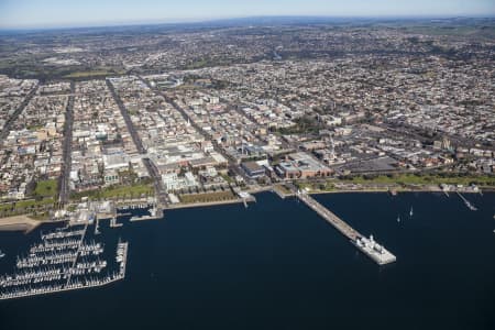 Aerial Image of EASTERN BEACH GEELONG