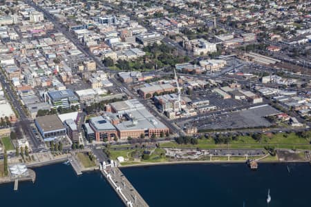 Aerial Image of EASTERN BEACH GEELONG