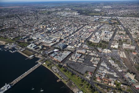 Aerial Image of EASTERN BEACH GEELONG