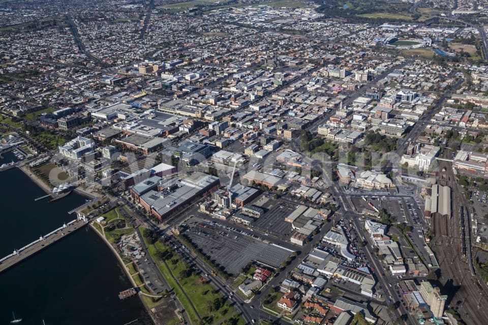 Aerial Image of Geelong CBD