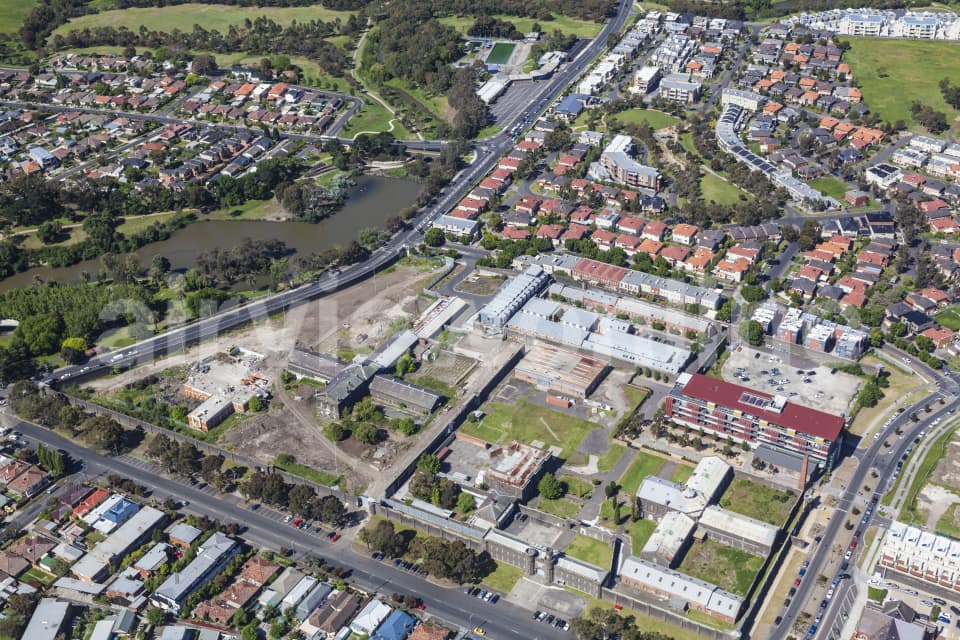 Aerial Image of Pentridge Prison In Coburg