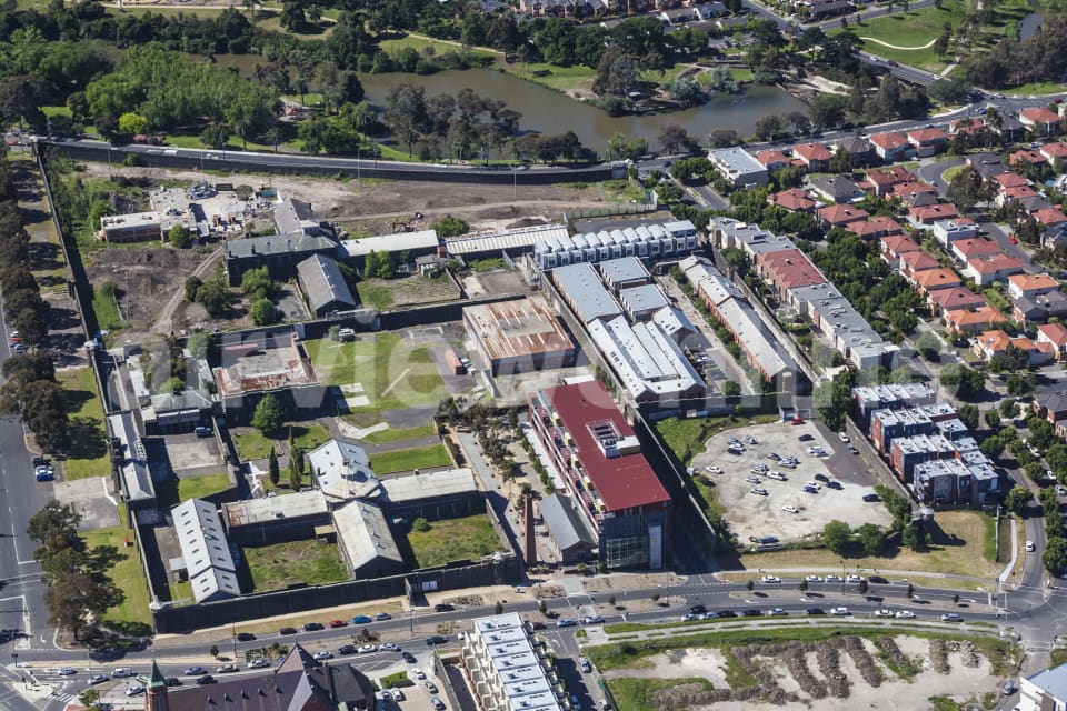 Aerial Image of Pentridge Prison In Coburg