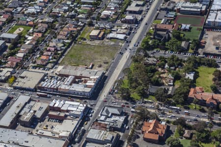 Aerial Image of SYDNEY ROAD AND BELL STREET INTERSECTION
