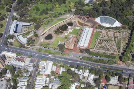 Aerial Image of ADELAIDE BOTANIC GARDEN