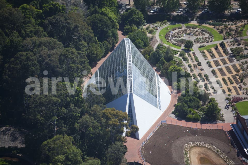 Aerial Image of Adelaide Botanic Garden