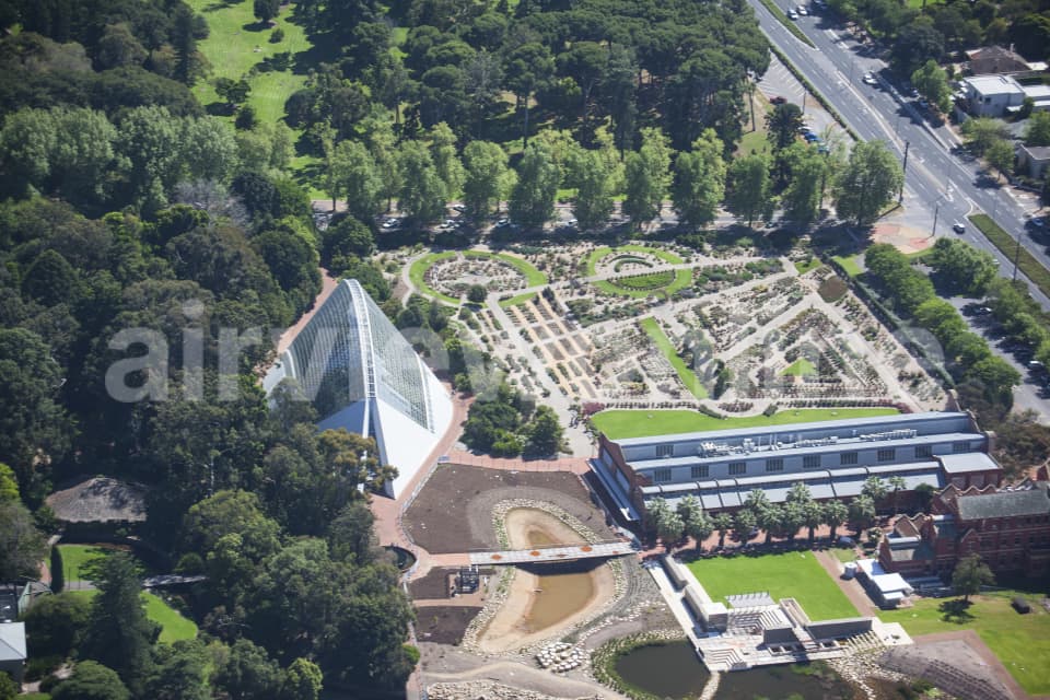 Aerial Image of Adelaide Botanic Garden