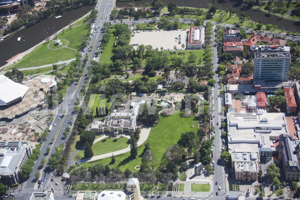 Aerial Image of Government House Adeliade South Australia