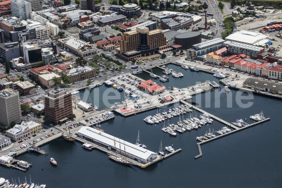 Aerial Image of Hobart Waterfront