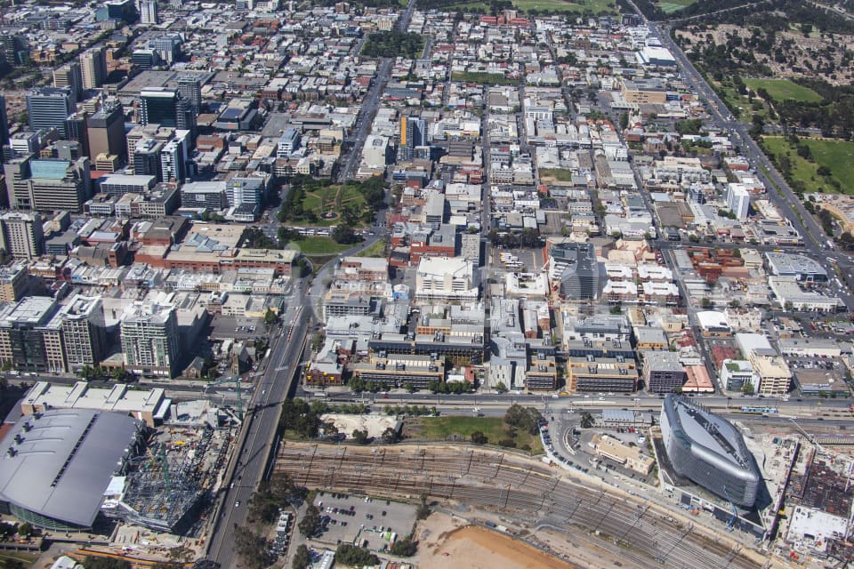 Aerial Image of North Terrace, Adeliade