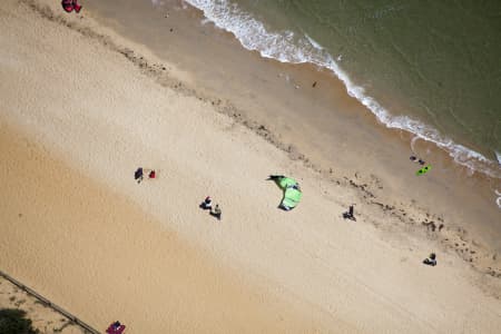 Aerial Image of KITE SURFERS IN FRANKSTON