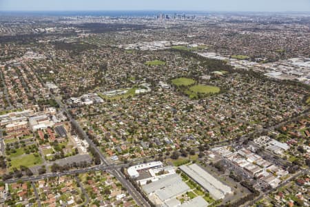 Aerial Image of BELLFIELD AND MELBOURNE CBD
