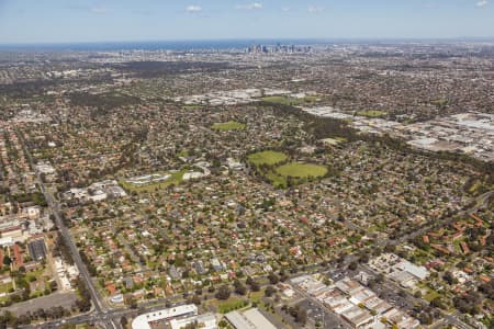 Aerial Image of BELLFIELD AND MELBOURNE CBD