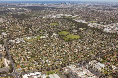 Aerial Image of BELLFIELD AND MELBOURNE CBD