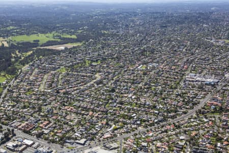 Aerial Image of BULLEN AND THE YARRA RANGES