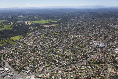 Aerial Image of BULLEN AND THE YARRA RANGES