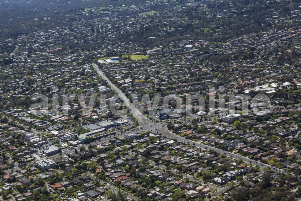 Aerial Image of Lower Templestowe And Manningham Road