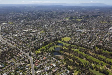 Aerial Image of DONCASTER LOOKING EAST