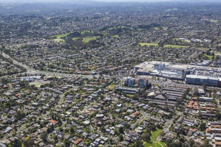 Aerial Image of DONCASTER SHOPPINGTOWN AND YARRA RANGES