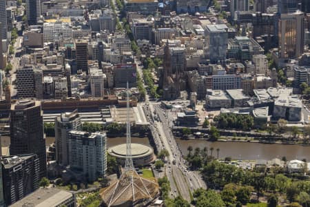 Aerial Image of SWANSTON STREET, MELBOURNE