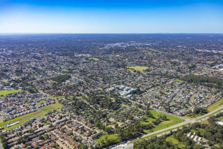 Aerial Image of BLACKTOWN, HUNTINGWOOD AND PROSPECT