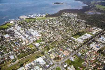 Aerial Image of 136 HIGH STREET HASTINGS