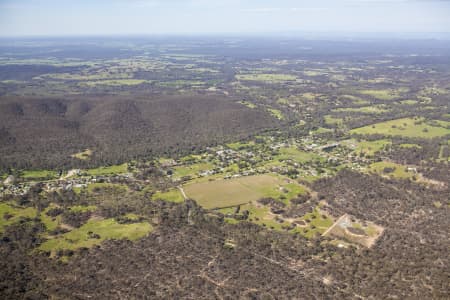 Aerial Image of HEATHCOTE WINE REGION IN VICTORIA.