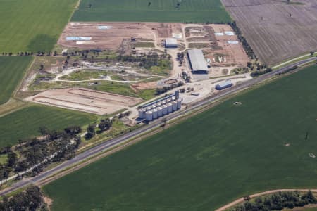 Aerial Image of SILOS IN BOORT, VICTORIA