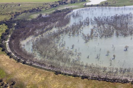 Aerial Image of WOOLSHED SWAMP IN BOORT
