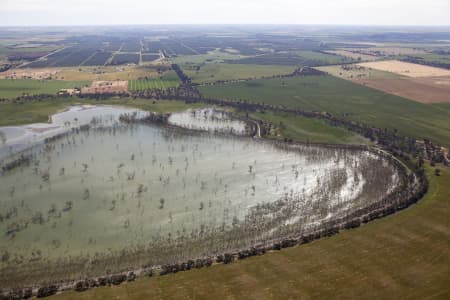 Aerial Image of WOOLSHED SWAMP IN BOORT
