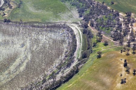 Aerial Image of WOOLSHED SWAMP IN BOORT
