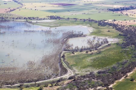 Aerial Image of WOOLSHED SWAMP IN BOORT