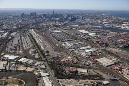 Aerial Image of WEST MELBOURNE TO THE CBD