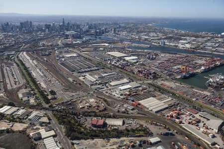 Aerial Image of WEST MELBOURNE TO THE CBD