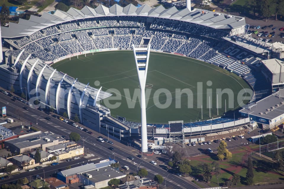 Aerial Image of Simmonds Stadium