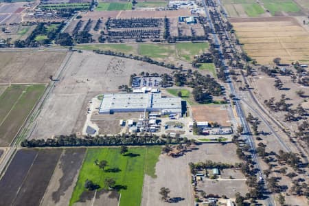 Aerial Photography Bega Cheese Factory, Strathmerton Airview Online