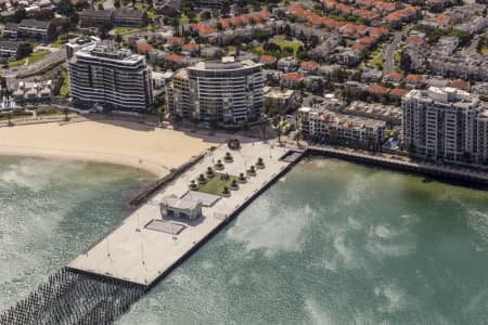 Aerial Image of PRINCES PIER IN PORT MELBOURNE