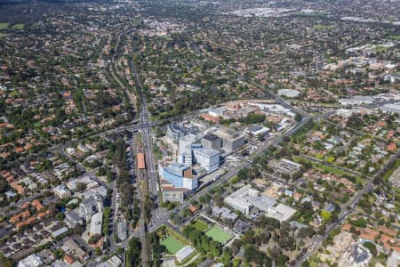 Aerial Image of AUSTIN HOSPITAL, HEIDELBERG