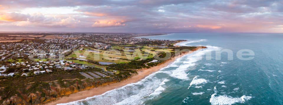 Aerial Image of Jan Juc Beach and Torquay Golf Course