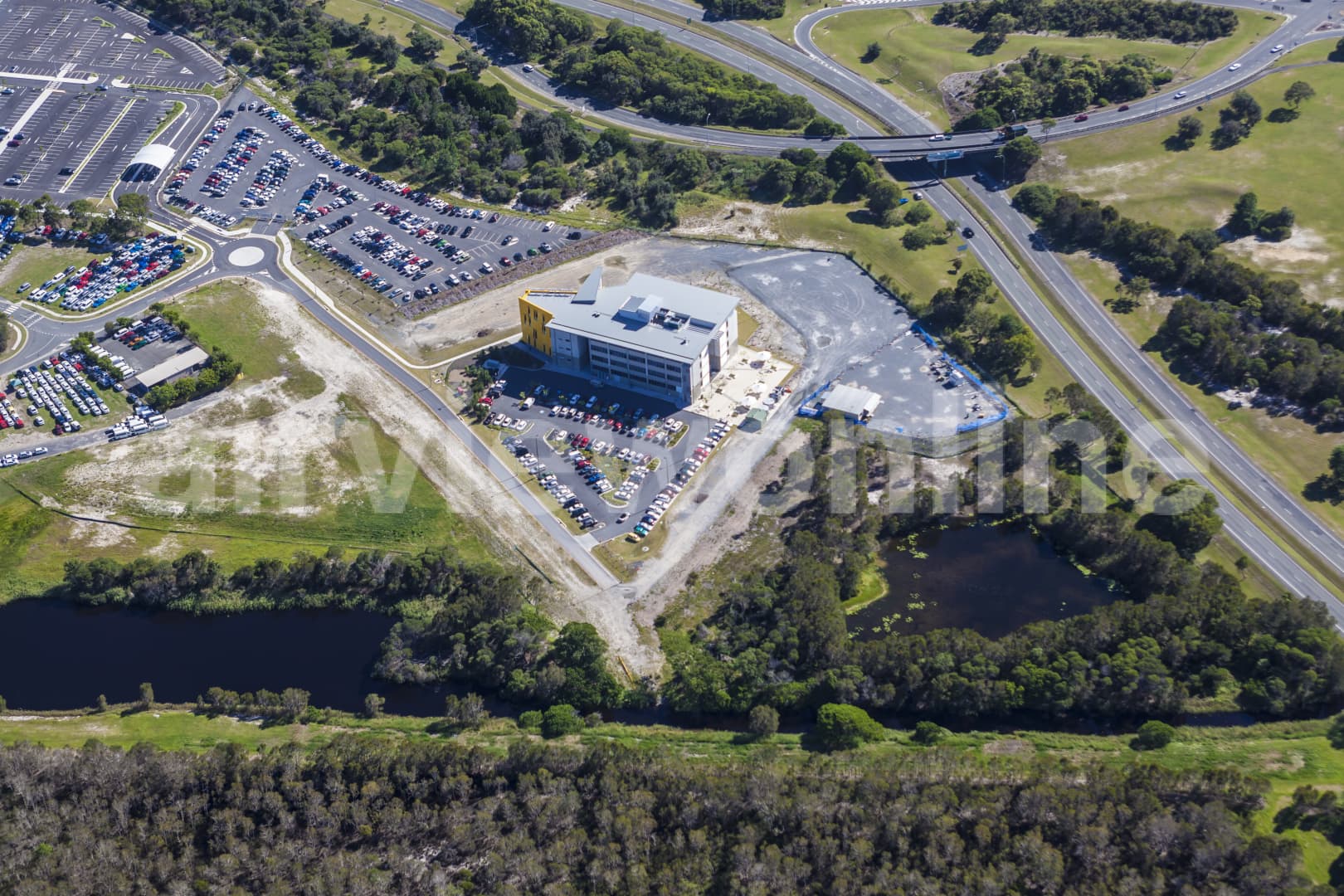 Aerial Photography Southern Cross University, Gold Coast Campus Airview Online Aerial Photography Southern Cross University, Gold Coast Campus Airview Online