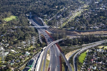 Aerial Image of EASTLINK AND THE MELBA TUNNEL
