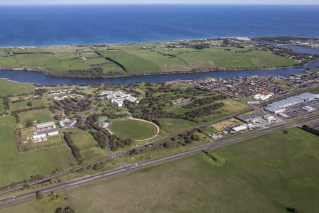 Aerial Image of DEAKIN UNIVERSITY IN WARRNAMBOOL