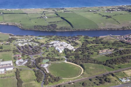 Aerial Image of DEAKIN UNIVERSITY IN WARRNAMBOOL