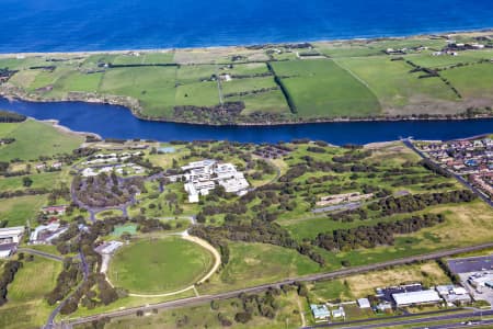 Aerial Image of DEAKIN UNIVERSITY IN WARRNAMBOOL