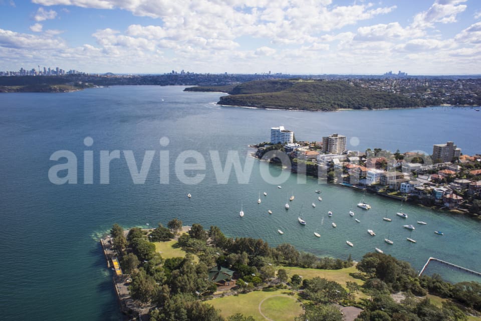 Aerial Image of Little Manly Point Manly