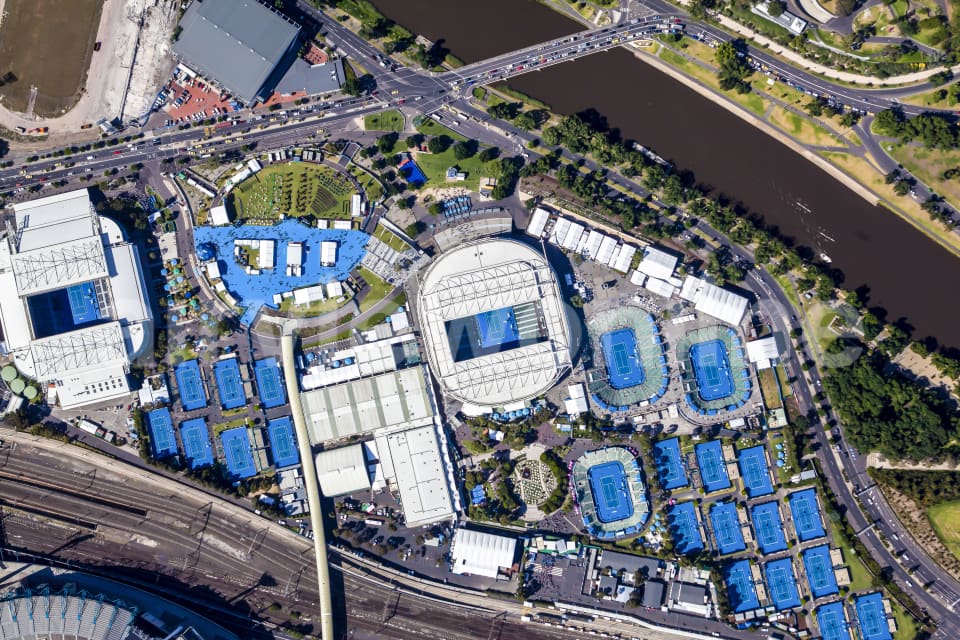 Aerial Image of Australian Open