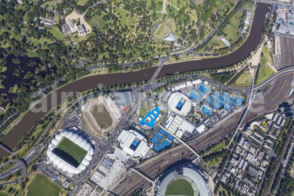 Aerial Image of Australian Open
