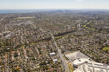 Aerial Image of MALVERN EAST LOOKING TO CBD.